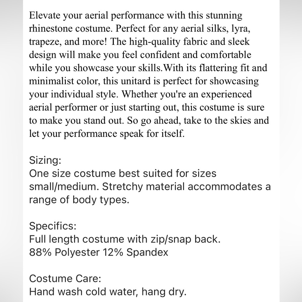 Stunning NWOT Pink Rhinestone Aerial Dance Circus Catsuit Bodysuit Unitard - Picture 9 of 9